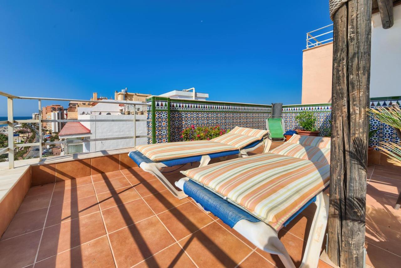 Holidays2Fuengirola Duplex With Stunning Sea View, Terraces,1St Line Beside Port エクステリア 写真