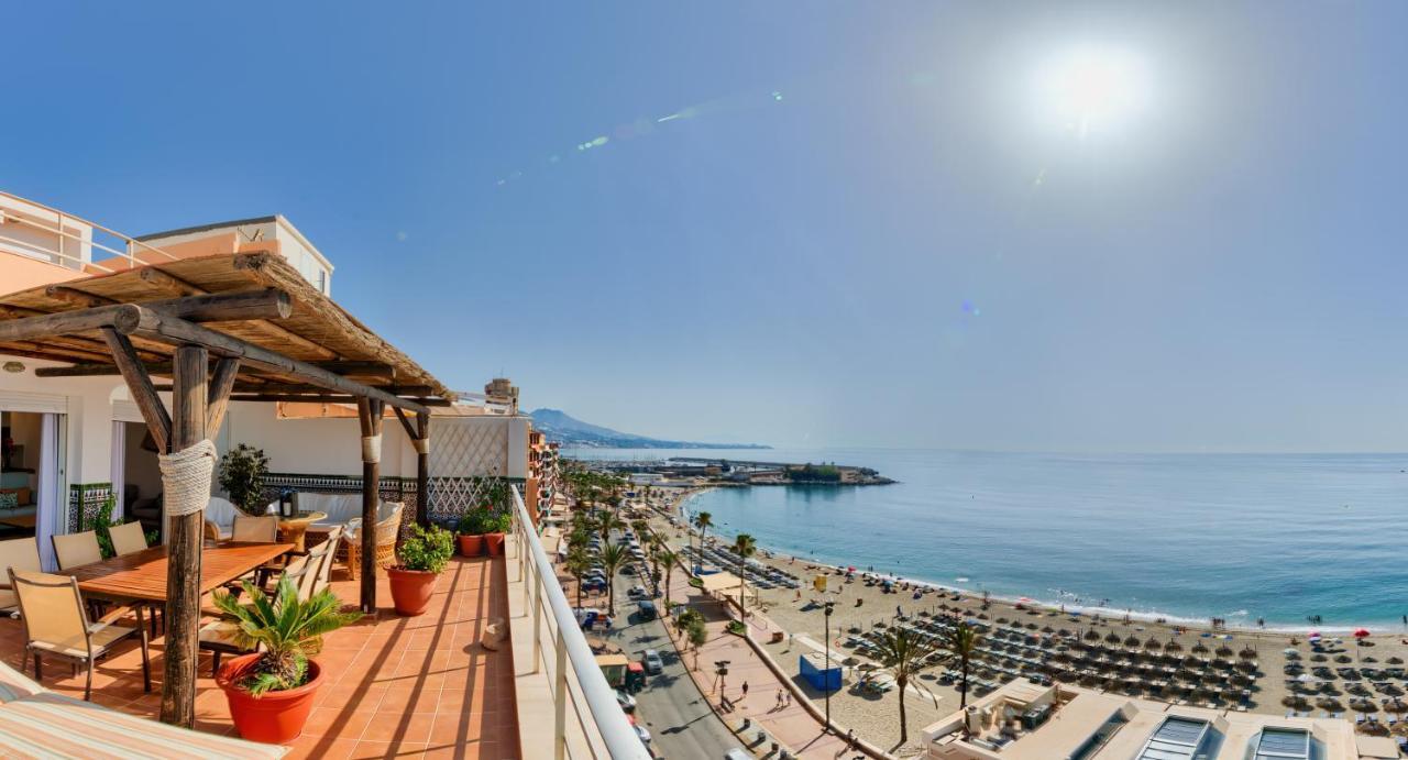 Holidays2Fuengirola Duplex With Stunning Sea View, Terraces,1St Line Beside Port エクステリア 写真